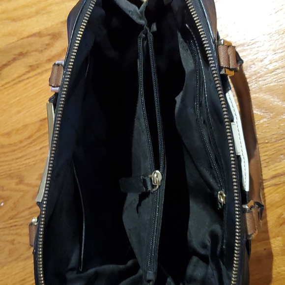 Calvin Klein bag, black/ivory/gold. Great condition, see pics, lots of pockets - Picture 6 of 15
